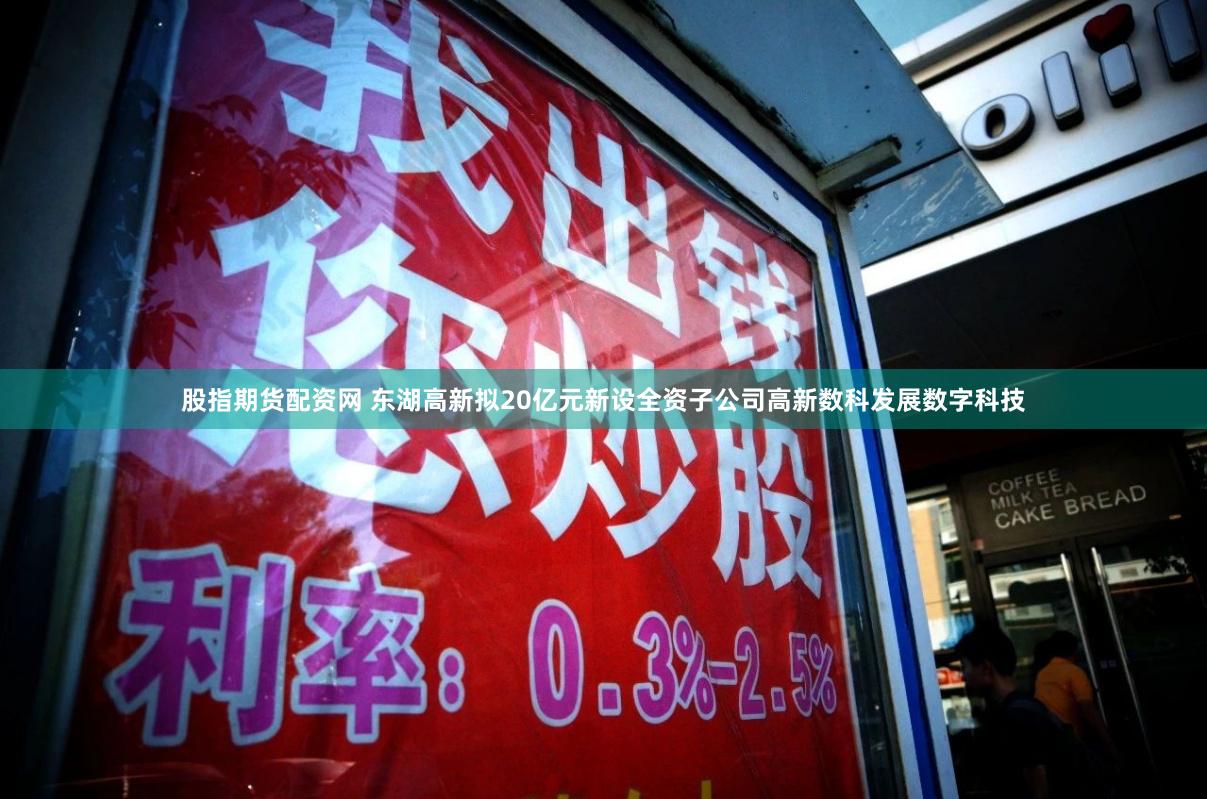 股指期貨配資網(wǎng) 東湖高新擬20億元新設(shè)全資子公司高新數(shù)科發(fā)展數(shù)字科技